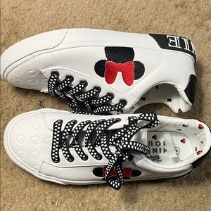 Minnie Mouse Kids Shoes - White and Black
